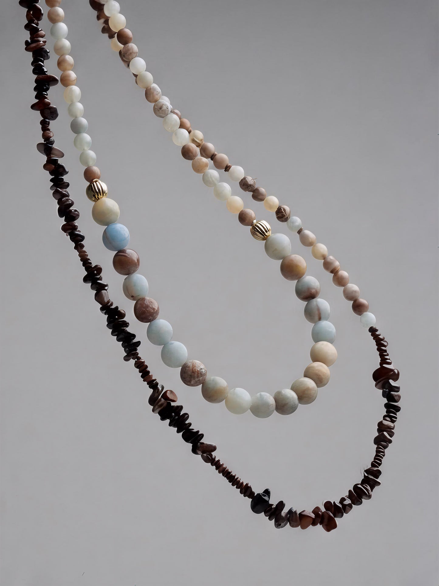 Amazonite Blend · Blue-Green — Hands-Free Chain