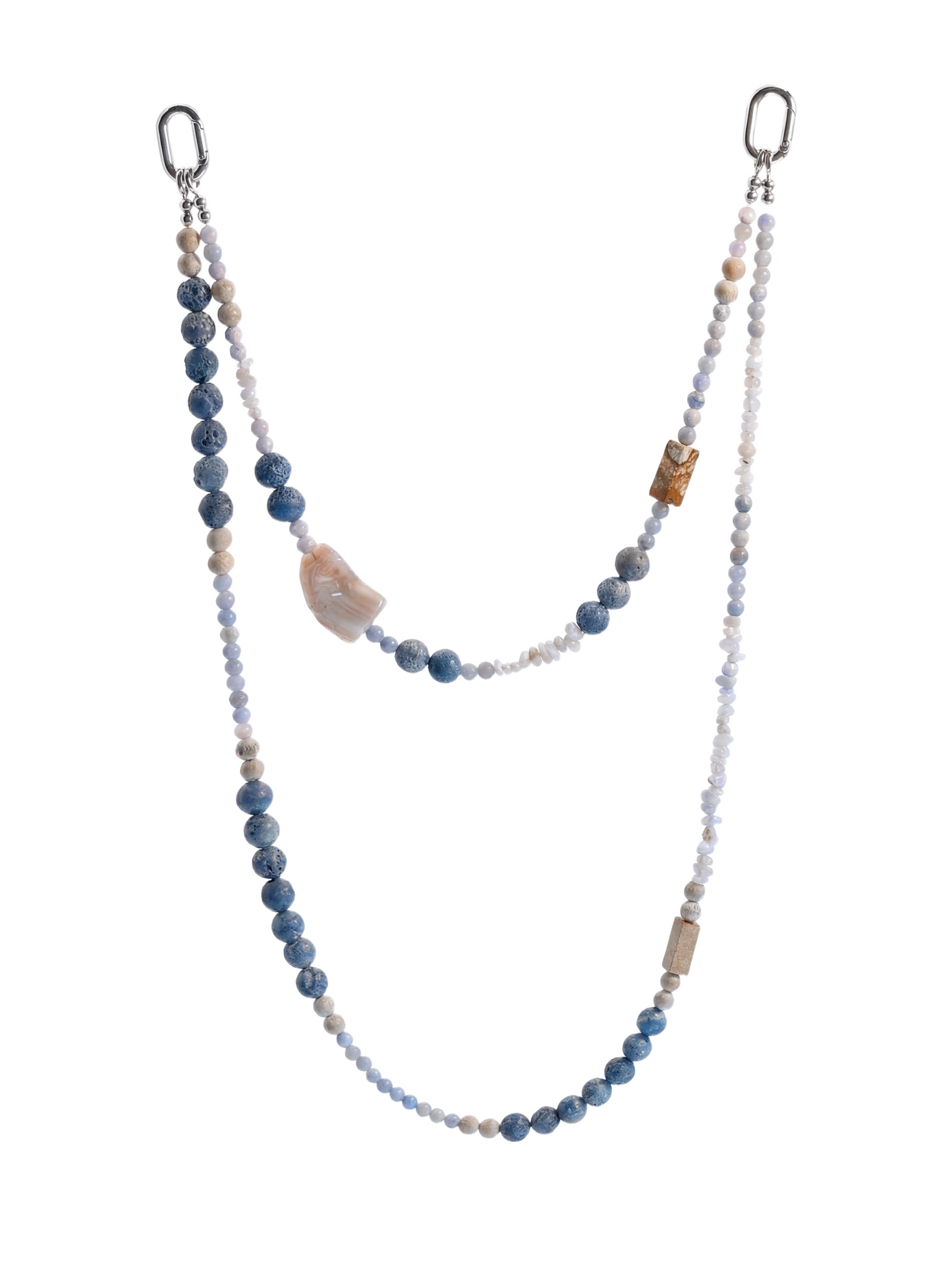 Blue Apatite · Ocean Blue hands-free chain S05