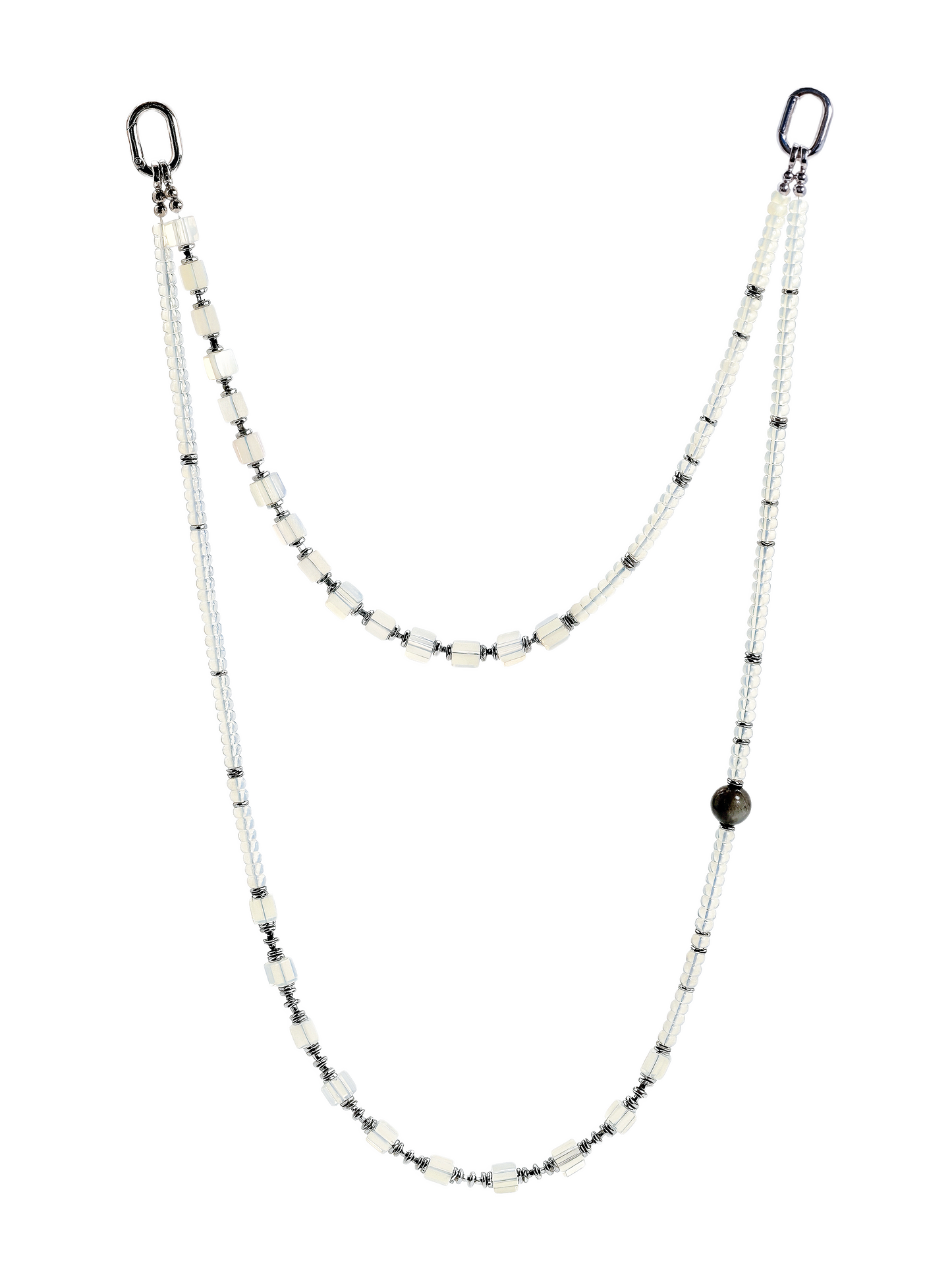 Clear Quartz · Transparent hands-free chain S16