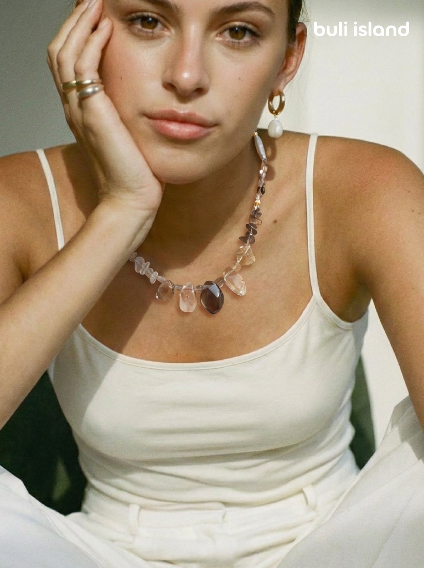 Deep Jasper · Mocha — Hands-Free Chain