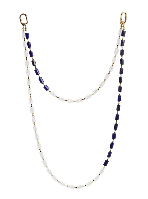 Blue Apatite · Cobalt hands-free chain G15