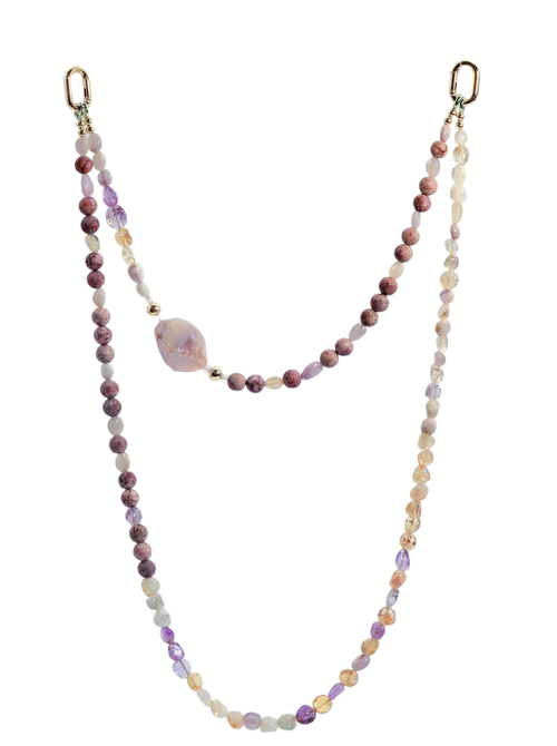 Pastel Gemstone · Pastel Mix hands-free chain G18