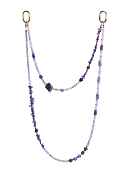 Amethyst · Violet hands-free chain G19