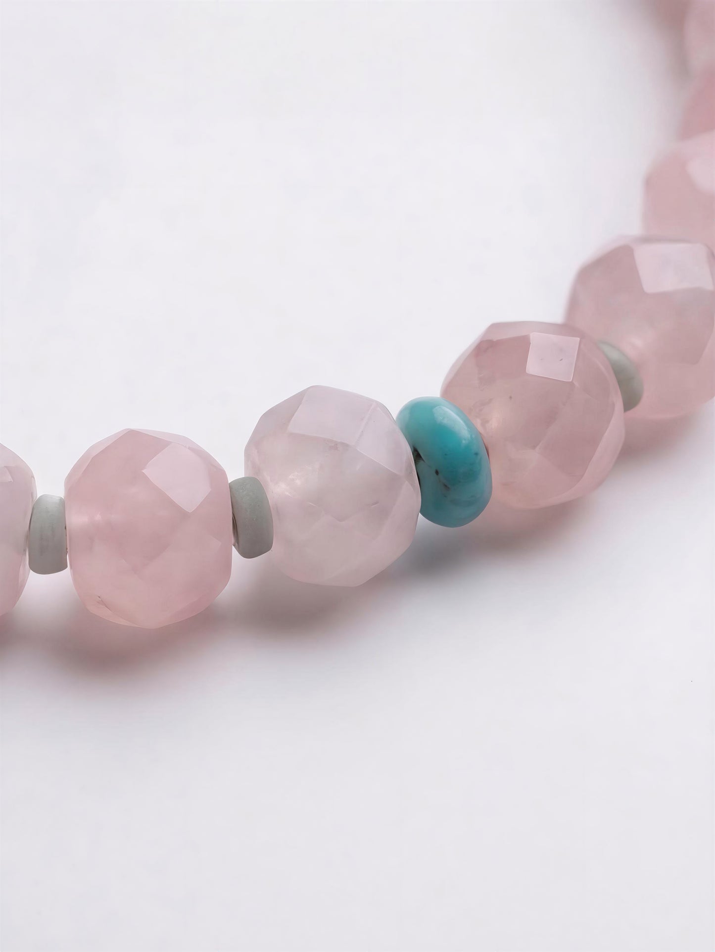 Rose Quartz Blend · Blush — Hands-Free Chain