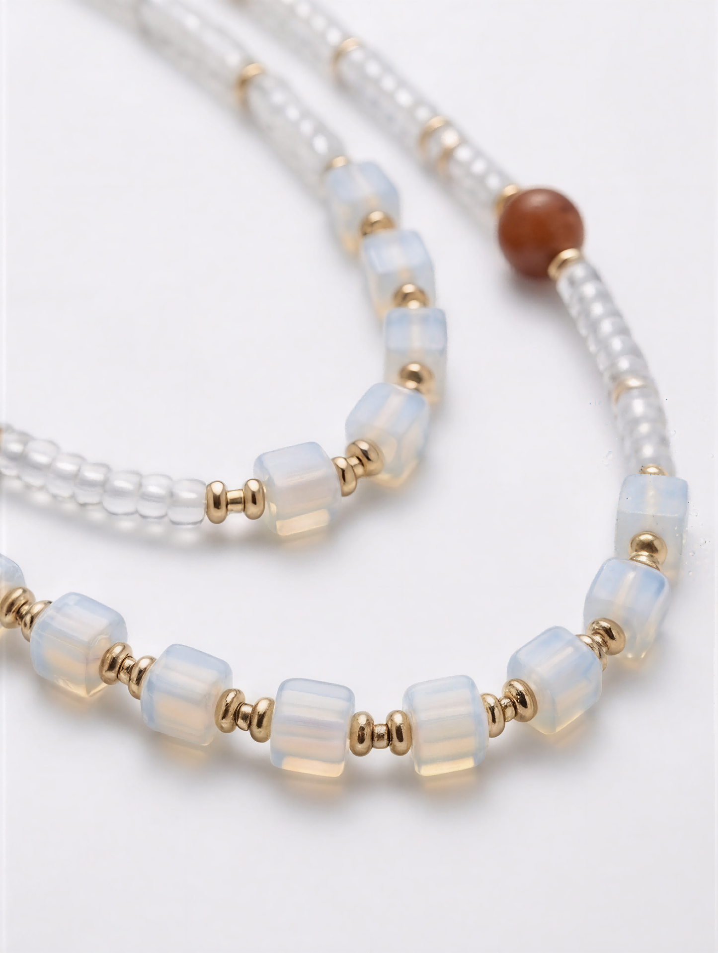 Aquamarine · Sky Blue — Hands-Free Chain