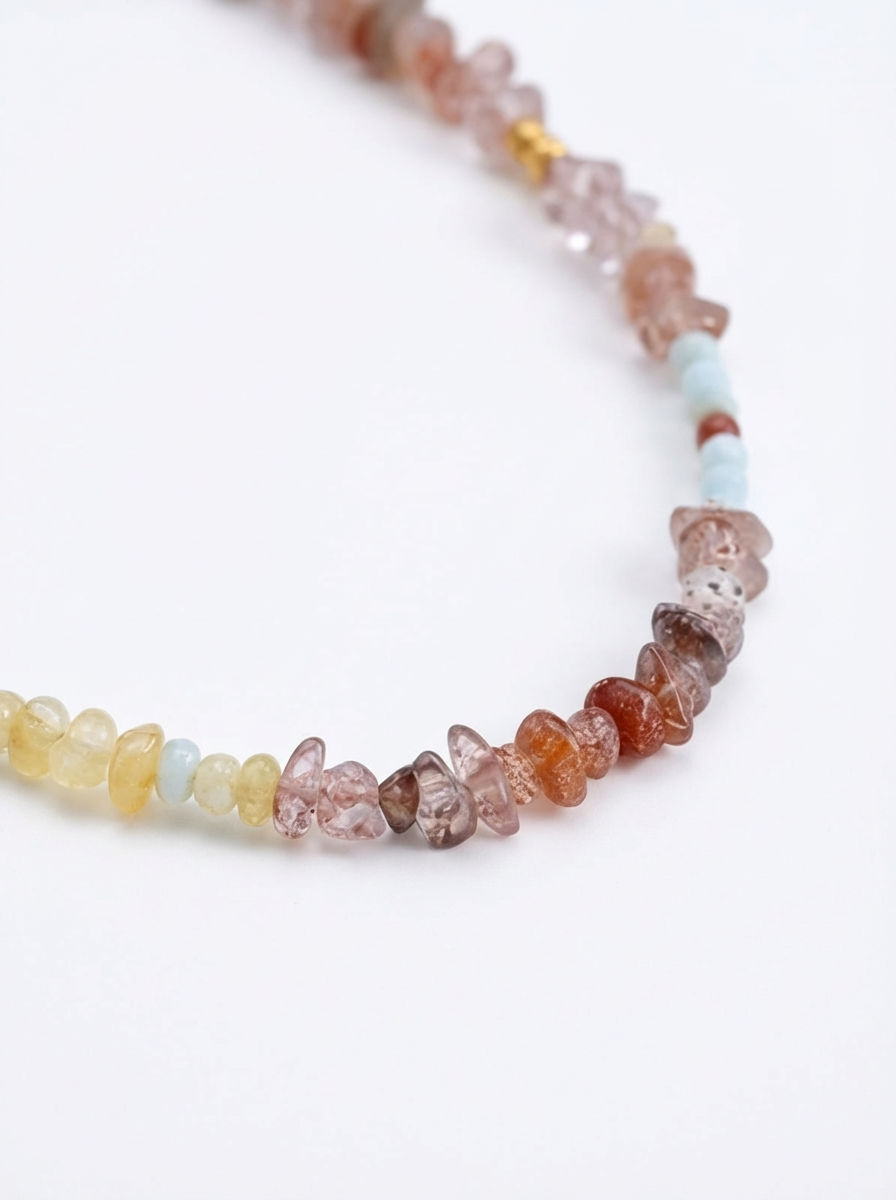 Blue Agate · Mist Blue — Hands-Free Chain