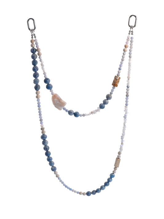 Blue Apatite · Ocean Blue hands-free chain S05