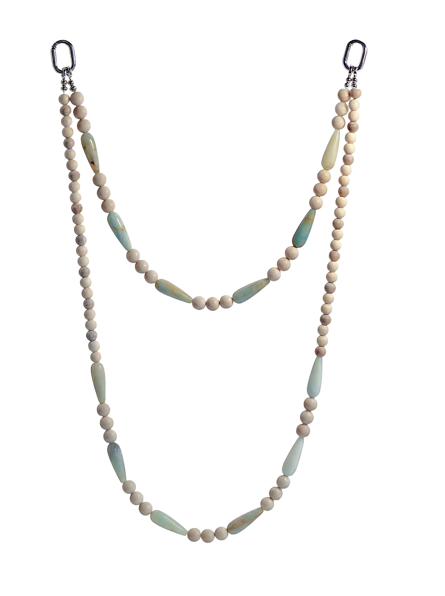 Sand Jasper · Warm Sand hands-free chain S12