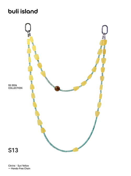 Citrine · Sun Yellow — Hands-Free Chain