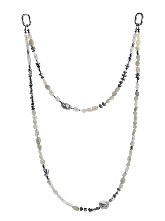 Grey Agate · Stone Grey hands-free chain S15