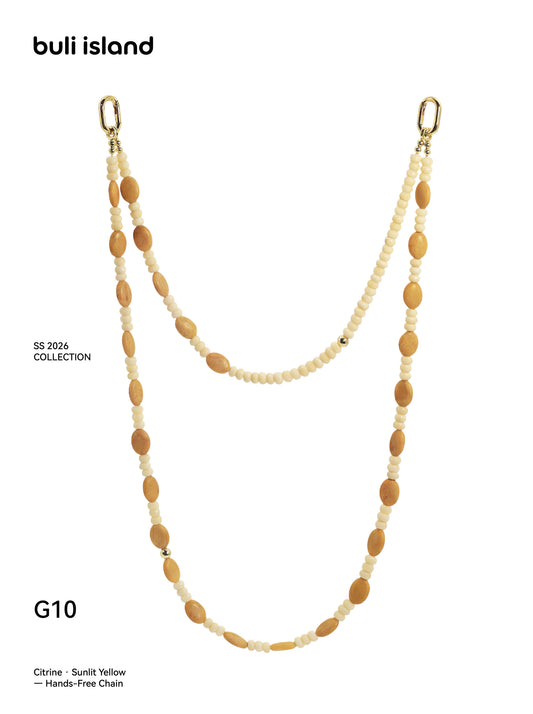 Citrine · Sunlit Yellow — Hands-Free Chain