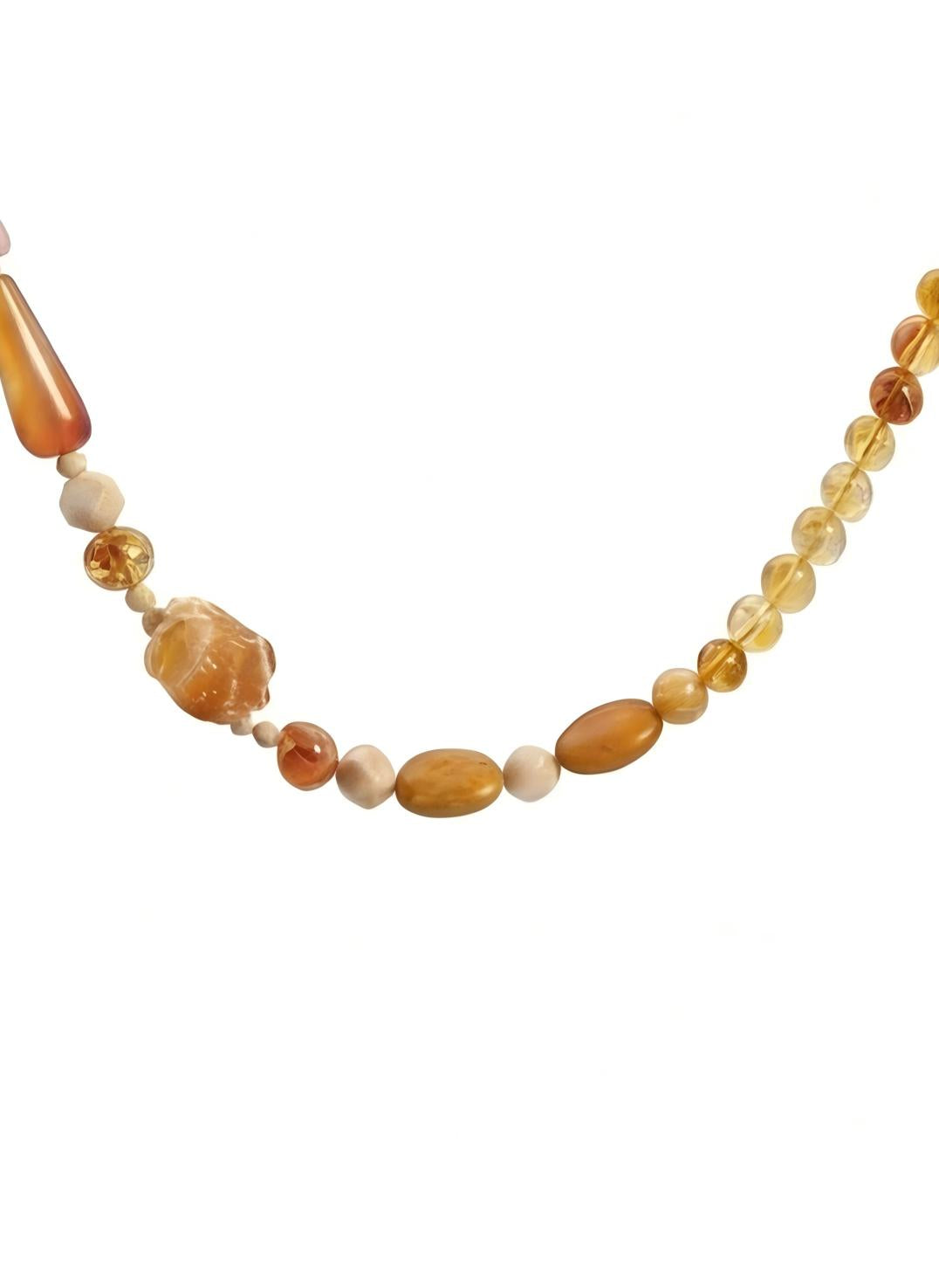Coral Agate · Soft Coral — Hands-Free Chain
