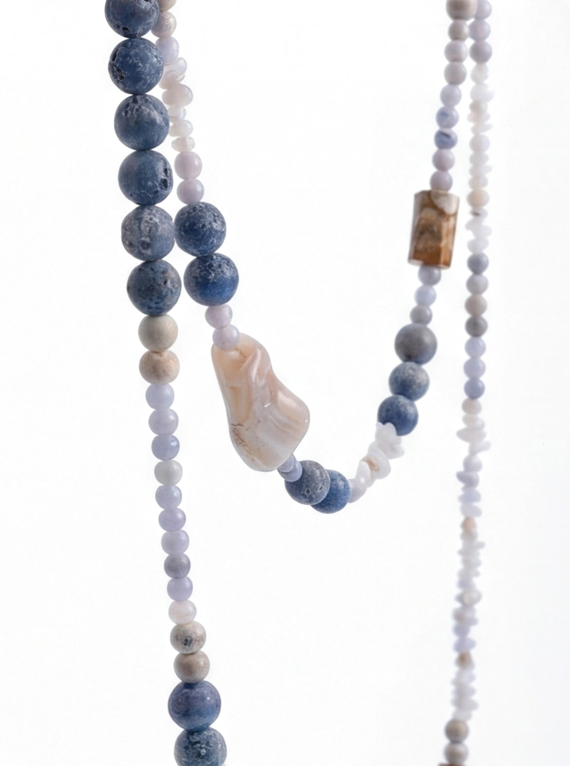 Blue Apatite · Ocean Blue — Hands-Free Chain